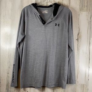 Under Armour Gray Woman’s Heatgear Hoodie Medium